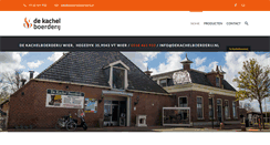 Desktop Screenshot of dekachelboerderij.nl