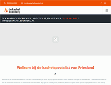 Tablet Screenshot of dekachelboerderij.nl